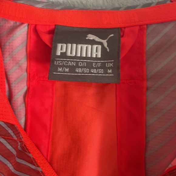 Puma Windcell Reflective Packable Woven Hooded Windbreaker Jacket size M - Picture 4 of 7